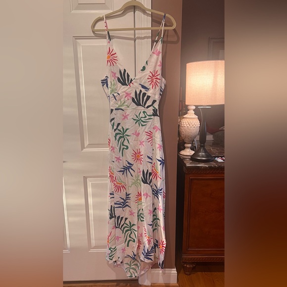 LOFT Beach NWT Cutout Midi Pocket Dress Size 12 - Picture 5 of 7